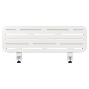 Pannello forato con accessori supporto PC/smartphone, portapenne e gancio 80x25 cm Leitz Ergo grigio chiaro