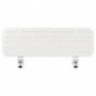 Pannello forato con accessori supporto PC/smartphone, portapenne e gancio 80x25 cm Leitz Ergo grigio chiaro