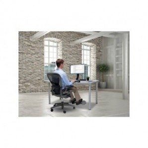 Poggiapiedi oscillante Kensington con barra girevole 360° grigio K58303WW