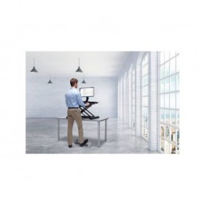 Poggiapiedi oscillante Kensington con barra girevole 360° grigio K58303WW