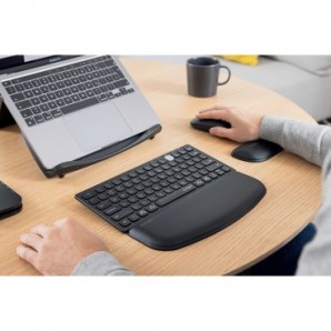 Poggiapolsi Kensington ErgoSoft™ per tastiere slim e compatte nero K52801EU