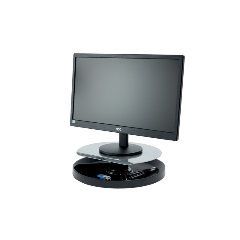 Supporto per monitor Kensington SmartFit™ Spin2 con vassoio rotante di 360° nero - K52787WW
