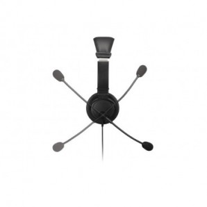 Cuffie con filo USB-A Kensington con microfono e controllo del volume nero K33065WW