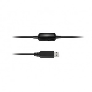 Cuffie con filo USB-A Kensington con microfono e controllo del volume nero K33065WW