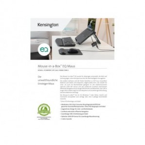 Mouse-in-a-Box™ EQ con cavo Kensington nero K72480WW