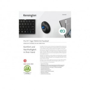 Trackball Kensington Pro Fit® Ergo TB450 non ricaricabile K72194WW