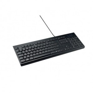 Tastiera standard con cavo KB100 EQ Kensington nero K63727IT
