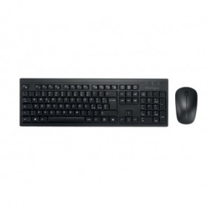 Set mouse + tastiera wireless ricaricabile Kensington KM270 EQ nero ricaricabile - K75560IT