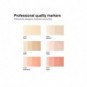 Pennarelli Winsor&Newton Promarker doppia punta fine-larga - conf. 6 pz toni carne chiaro - 0290114