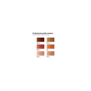 Pennarelli Winsor&Newton Promarker doppia punta fine-larga - conf. 6 pz toni carne scuro - 0290115