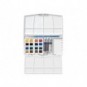 Set acquerelli Winsor&Newton Cotman Painting Plus 16 mezzi godet + 3 tubetti tempere da 8 ml colori assortiti 0390375