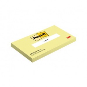 Foglietti riposizionabili Post-it® conf. 10 blocchetti da 100 ff giallo Canary 76x127 mm - 6830-CY-W10