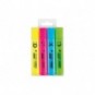 Evidenziatori Tratto Video Emotion conf. 4 pezzi in astuccio appendibile colori assortiti - F83870100