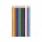 Matite colorate Faber-Castell fusto esagonale in conf. da 10 Classic unicorno + 3 Pastel - 111219