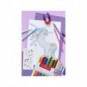 Matite colorate Faber-Castell fusto esagonale in conf. da 18 Classic unicorno + 6 Pastel - 111221