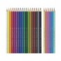 Matite colorate Faber-Castell fusto esagonale in conf. da 18 Classic unicorno + 6 Pastel - 111221