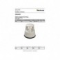 Sgabello con ruote rientranti in polipropilene Methodo 290/445x418/426 cm grigio chiaro - M561009