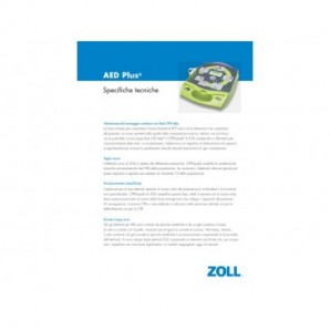 Defibrillatore PVS ZOLL AED Plus® con tecnologia Real CPR Help® 13,3x24,1x29,2 cm - DEF090