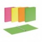 Raccoglitore Favorit 22x30 cm 4 anelli tondi Ø 30 mm - conf. 10 pz - colori assortiti linea Neon - 400198082