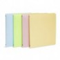 Espositore 24 raccoglitori 4 anelli Lebez in PP - A4 Ø 15 mm - colori pastello assortiti - 80981