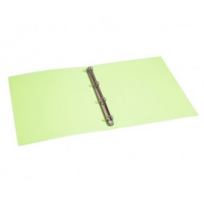 Espositore 24 raccoglitori 4 anelli Lebez in PP - A4 Ø 15 mm - colori pastello assortiti - 80981