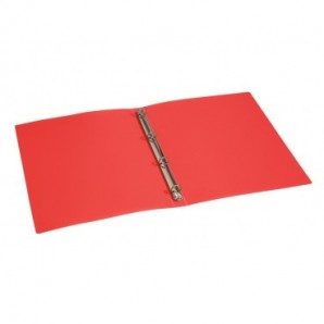 Espositore 12 raccoglitori 4 anelli Lebez in PP - A4 Ø 30 mm - colori neon assortiti - 80980