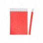 Braccialetti identificativi in Tyvek® Avery resistenti all'acqua - conf. 500 pz - rosso fluo - TYVRD-50