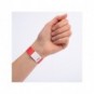 Braccialetti identificativi in Tyvek® Avery resistenti all'acqua - conf. 500 pz - rosso fluo - TYVRD-50