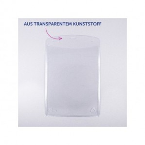 Porta badge Avery A6 in plastica - inserti in carta inclusi - conf. 50 pz - 4834XL