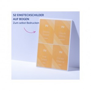 Porta badge Avery A6 in cartoncino certificato FSC® - inserti in carta inclusi - conf. 25 pz - 4839XL