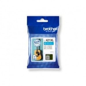 Cartuccia ink Brother ciano LC421XLC