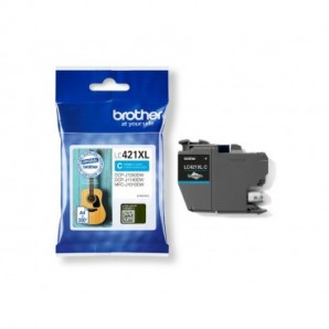 Cartuccia ink Brother ciano LC421XLC