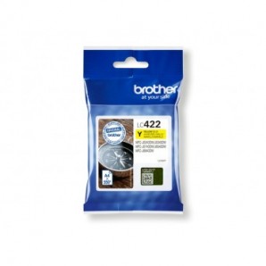 Cartuccia Brother giallo LC422Y