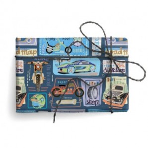 Carta regalo Kartos linea Maschile 70x100 cm - conf. da 100 fogli in soggetti assortiti - 18348