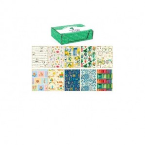 Carta regalo Kartos linea Fantasy 2 70x100 cm - conf. da 100 fogli in soggetti assortiti - 18339