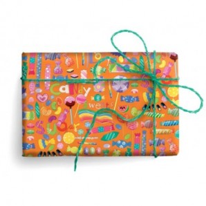 Carta regalo Kartos linea Fantasy Mix 70x100 cm - conf. da 100 fogli in soggetti assortiti - 18344