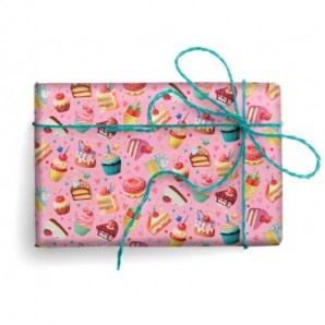 Carta regalo Kartos linea Party 70x100 cm - conf. da 100 fogli in soggetti assortiti - 18340