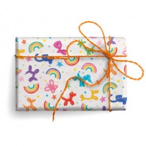 Carta regalo Kartos linea Kids 70x100 cm - conf. da 100 fogli in soggetti assortiti - 18342