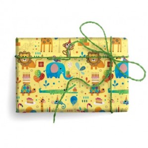 Carta regalo Kartos linea Kids 70x100 cm - conf. da 100 fogli in soggetti assortiti - 18342