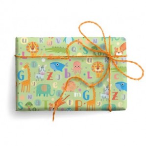 Carta regalo Kartos linea Baby 70x100 cm - conf. da 100 fogli in soggetti assortiti - 18345