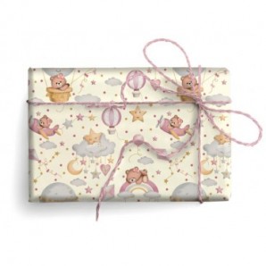 Carta regalo Kartos linea Felicitazioni 70x100 cm - conf. da 100 fogli in soggetti assortiti -18343