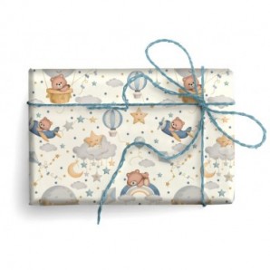 Carta regalo Kartos linea Felicitazioni 70x100 cm - conf. da 100 fogli in soggetti assortiti -18343