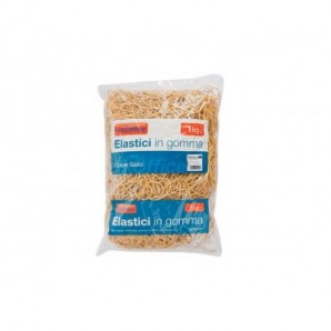 Elastici in gomma Nikoffice busta da 1 Kg Ø 40 mm - 06NIK018