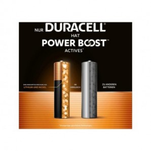 Batterie alcaline Duracell Power Boost Stilo AA MN1500 - blister da 8 pezzi - DU0113