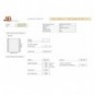Moduli continui in carta bianca Sabacart 24x11'' 70 g/m² piste staccabili - conf. 2000 fogli - S01240117000