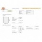 Moduli continui lettura facilitata Sabacart 24x12'' 60 g/m² piste staccabili grigio - conf. 2000 fogli - S01240126010