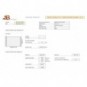 Moduli continui in carta bianca Sabacart 37,5x11'' 60 g/m² piste staccabili - conf. 2000 fogli - S01375116000