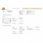 Moduli continui lettura facilitata Sabacart 37,5x11'' 60 g/m² p. staccabili grigio - conf. 2000 fogli - S01375116010