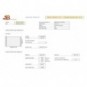 Moduli continui lettura facilitata Sabacart 37,5x11'' 60 g/m² piste fisse azzurro - conf. 2000 ff - S00375116030