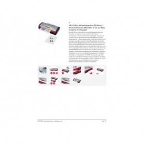 Plastificatrice a caldo GBC 250 A4 per pouches da 75 a 125 µm - 4410070EU